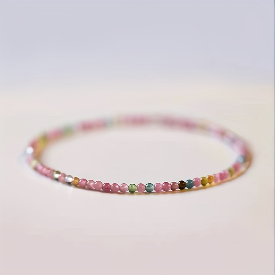 Chinese Inspired Court Style Multicolor Beaded Bracelet for Daily Wear